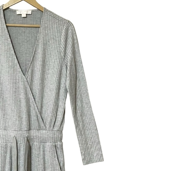 Spiritual Gangster Emma Ribbed Drawstring Waist Jumpsuit Women Small 6 Grey NWOT - Picture 6 of 13